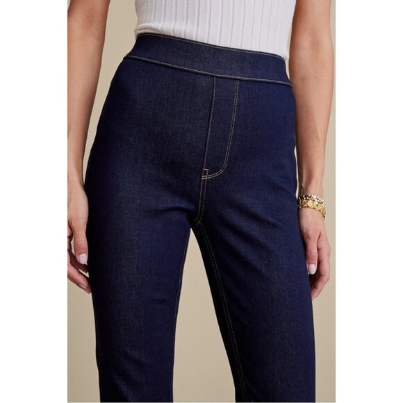 NWT Soft Surroundings Womens Plus Size 2X Ultimate Denim Pull-On Slim Leg Jeans - Picture 4 of 6